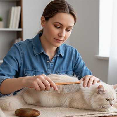 Peigne pour chat