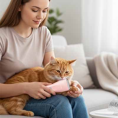 Tondeuse chat