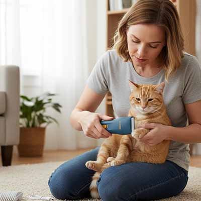 Tondeuse chat